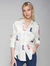 COWBOY PRINT JACQUARD SHIRT