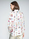 WHITE SHIRT MATCHBOX PRINT Vilagallo