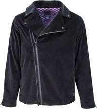 ROCKY VELVET BIKER JACKET - BLACK Lords of Harlech