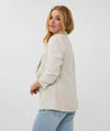 Linen Look Blazer