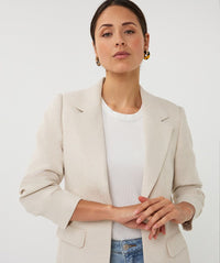 Blazer linen look