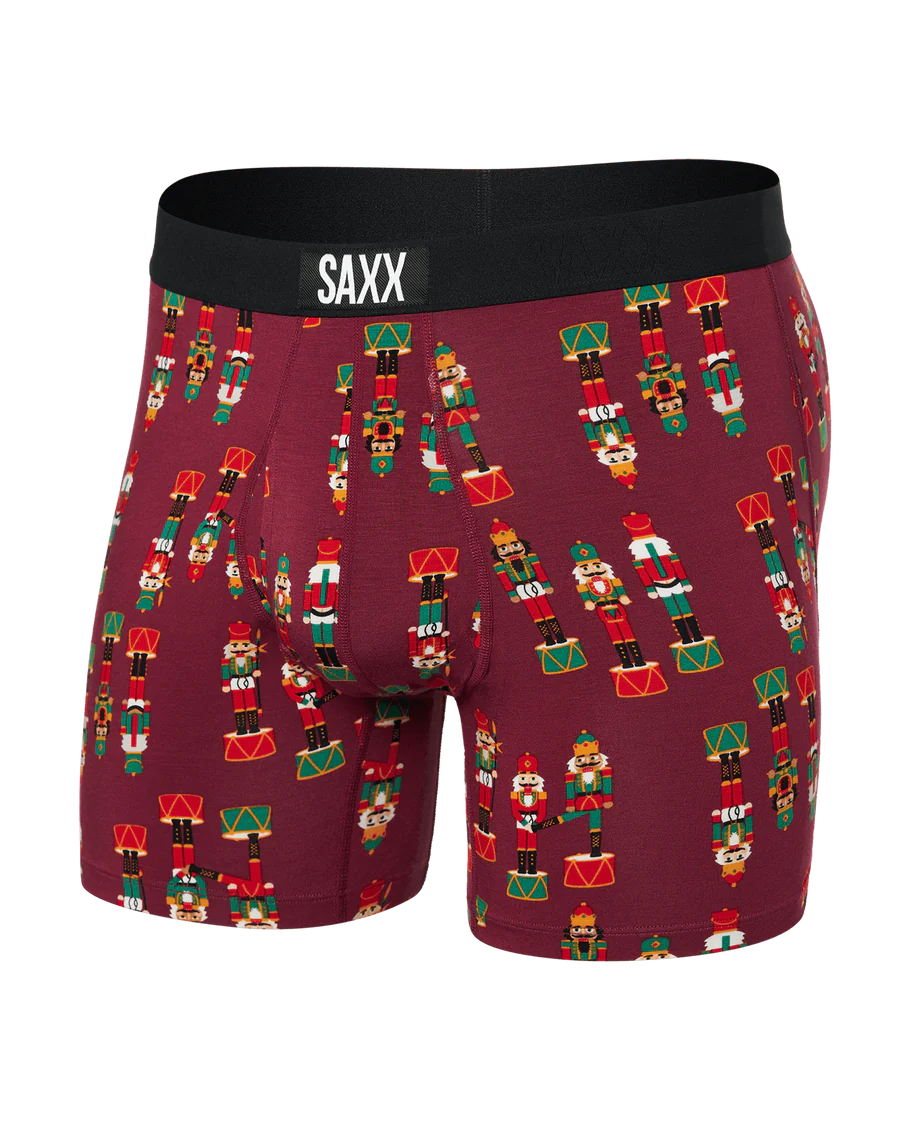 Ultra Super Soft Boxer Brief 5" - Nutcracker