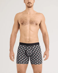 Everyday Boxer Brief 6" - Flight Pattern-Black