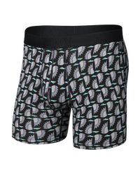 Everyday Boxer Brief 6" - Flight Pattern-Black