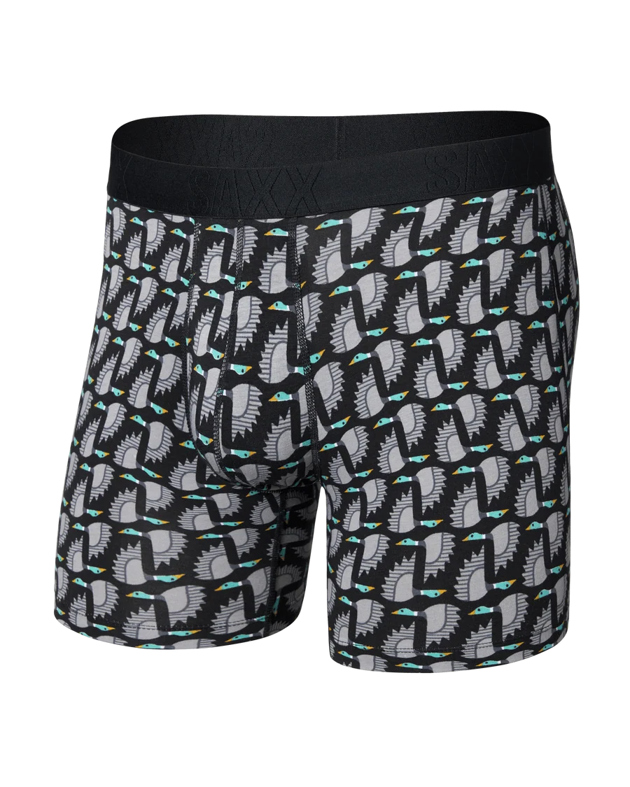 Everyday Boxer Brief 6" - Flight Pattern-Black