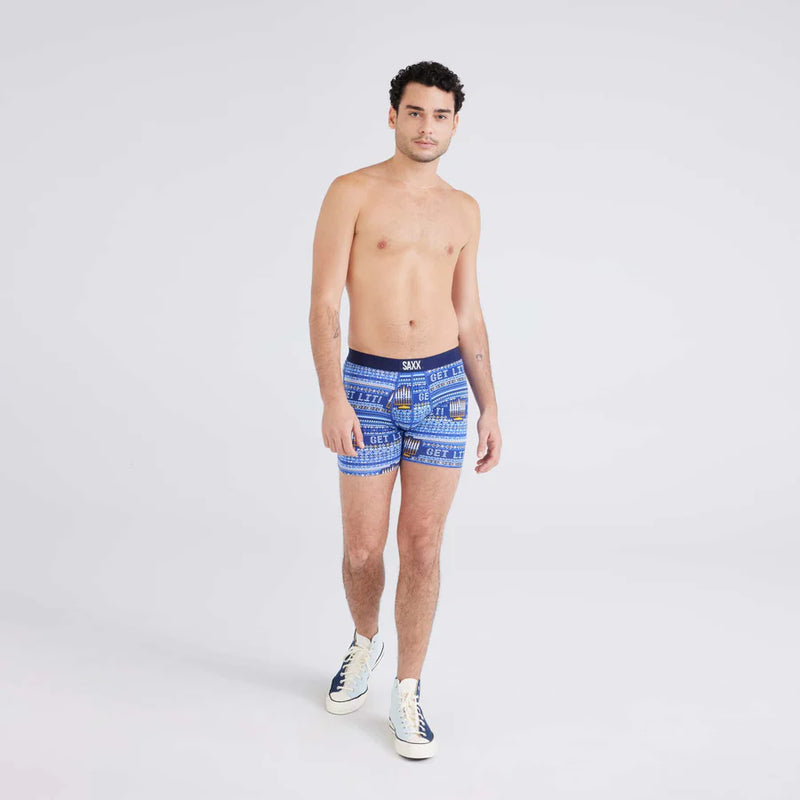 Vibe Super Soft Boxer Brief 5" - Hannukah Sweater