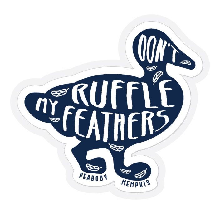 Don't Ruffle My Feathers Sticker