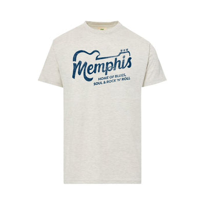 Memphis Home of The Blues Tee- Oatmeal