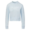 The Peabody Cloud Fleece Crop Sweatshirt - Artic Sweatshirt