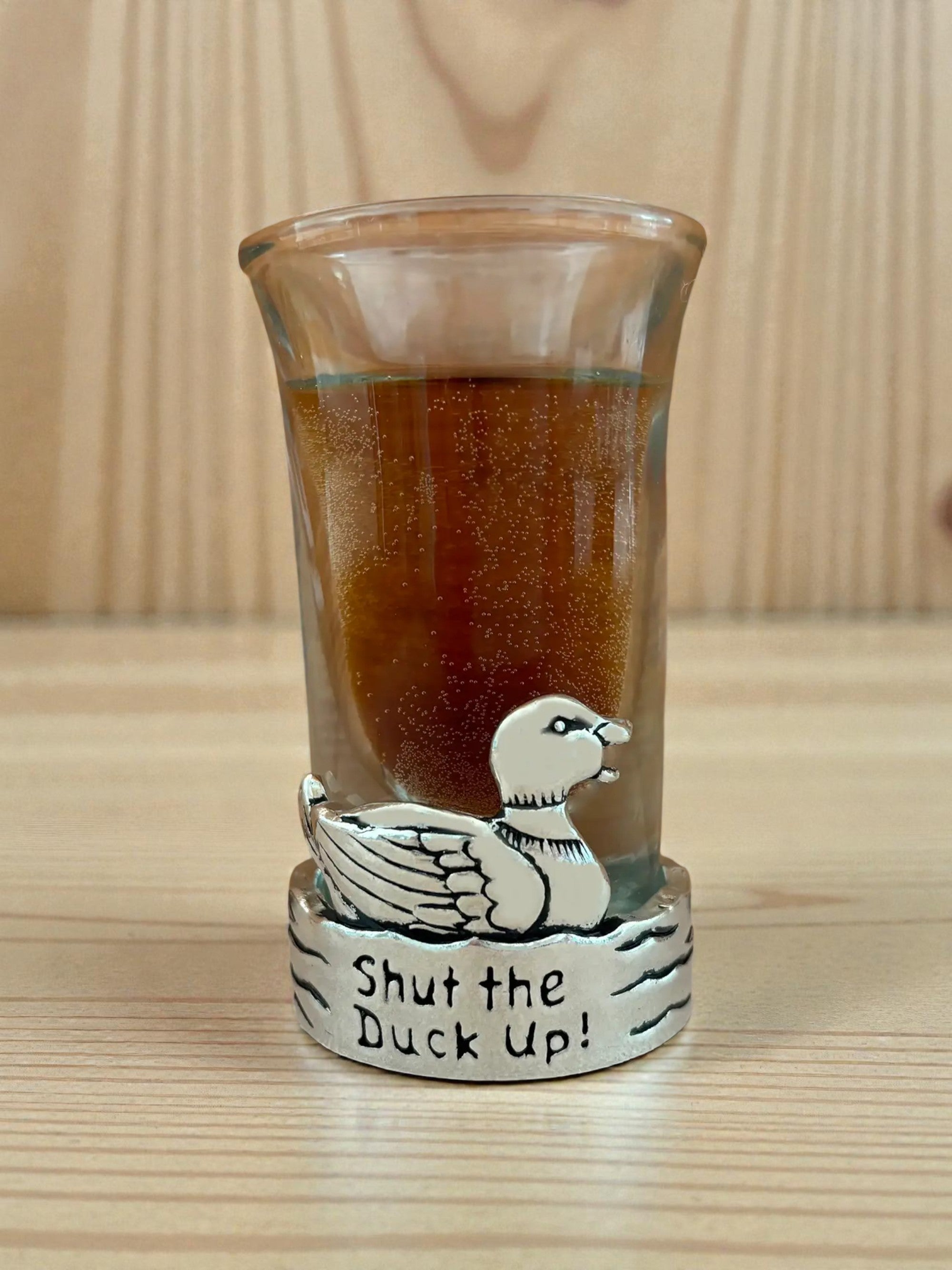 Shut The Duck Up Shot Glass