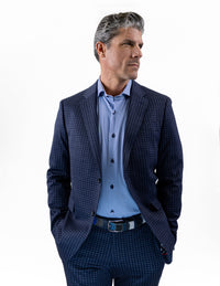 Ancaster Blue Check Blazer