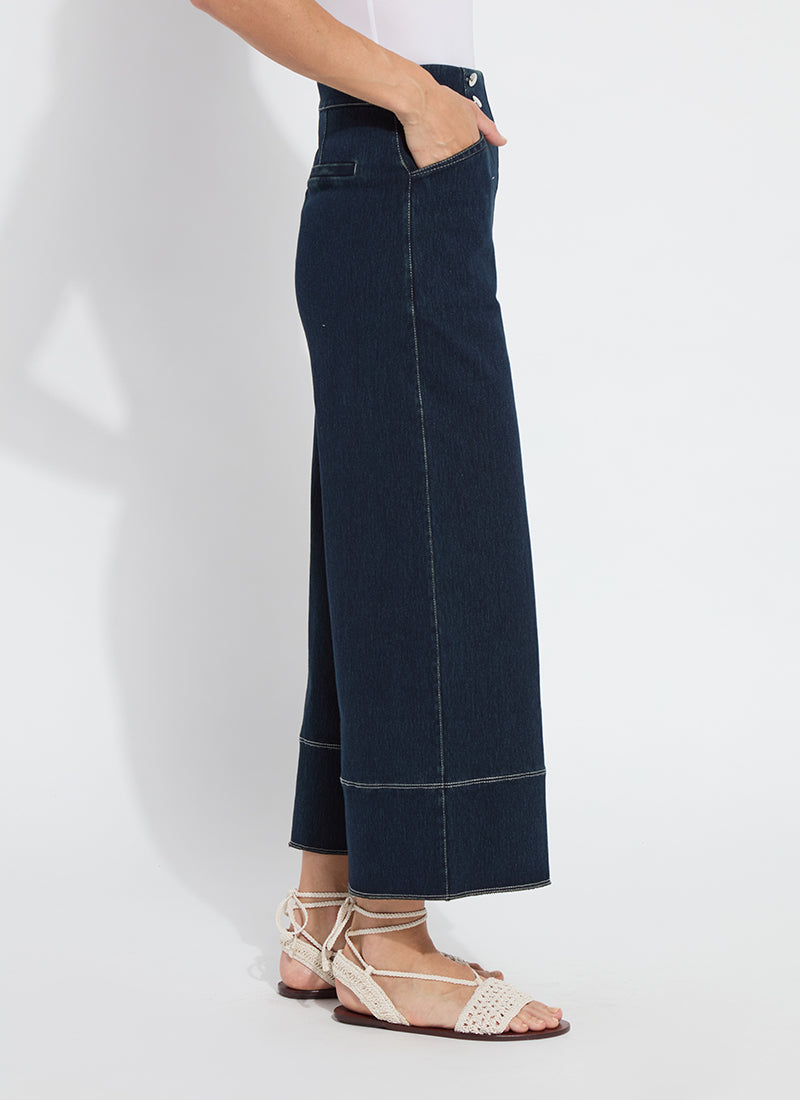 Dion Sailor Crop Palazzo Jeans