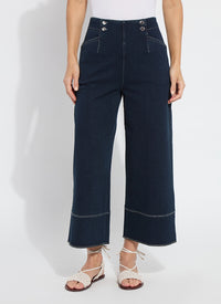 Dion Sailor Crop Palazzo Jeans