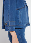 Jeanne Cropped Denim Trench