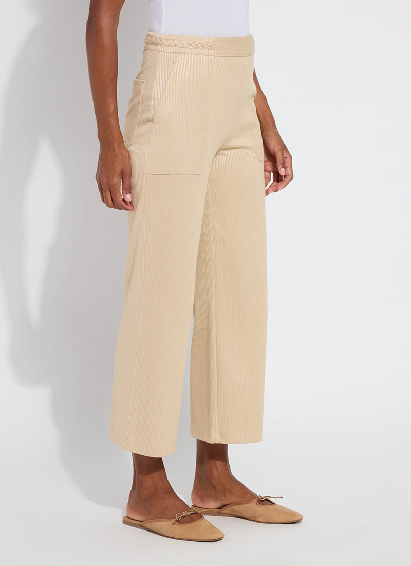 Hayes Braided Wide Leg - Raffia