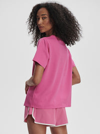 Coventry Branded Tee - Ibis Rose