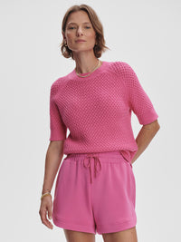 Lucy Knit Top - Ibis Rose