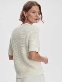 Lucy Knit Top - Snow White