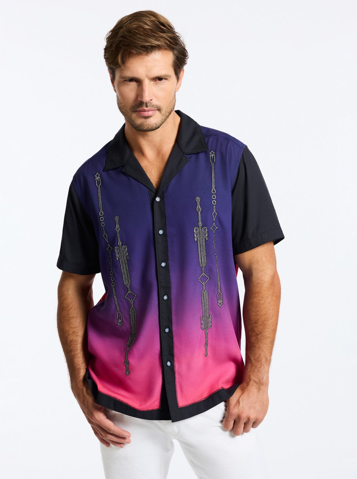 Sunset Rally Sport Shirt Robert Graham