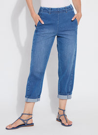 Winslet Cuffed Barrel Crop Jeans