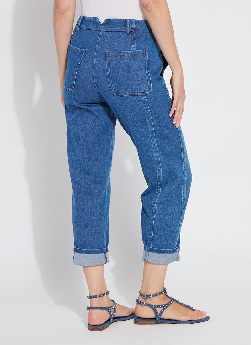 Winslet Cuffed Barrel Crop Jeans Lysse
