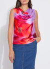Rosario Draped Printed Top