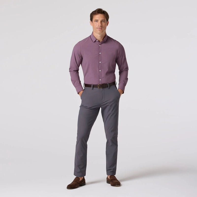 Leeward Dress shirt - Eggplant Levi Mizzen + Main