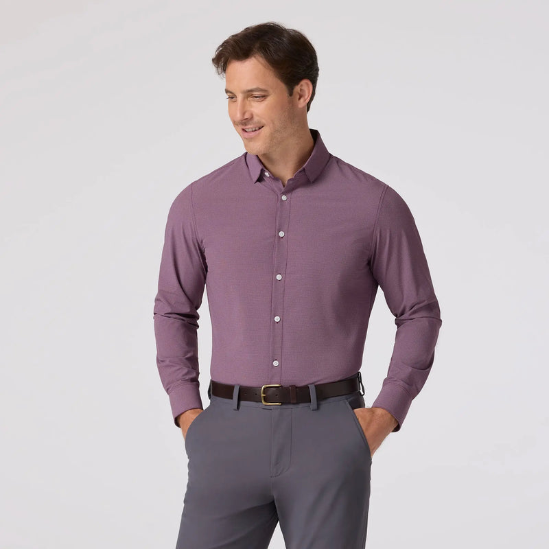Leeward Dress shirt - Eggplant Levi Mizzen + Main