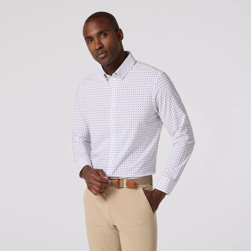Leeward Dress shirt - Eggplant Hatch Mizzen + Main