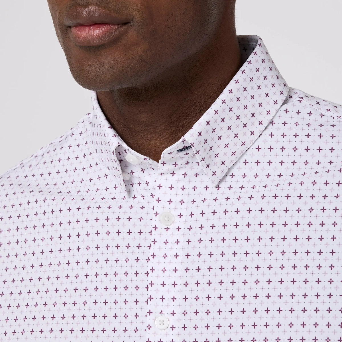 Leeward Dress shirt - Eggplant Hatch Mizzen + Main