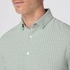 Leeward Dress shirt - Eucalyptus Mini Plaid Mizzen + Main