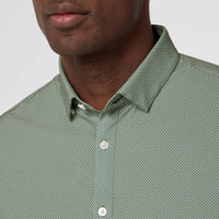 Leeward Dress shirt - Olive Pressed Diamond Mizzen + Main