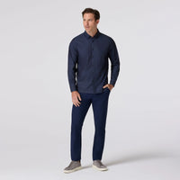 Leeward Dress shirt - Dark Rinse Nash Chambray Mizzen + Main
