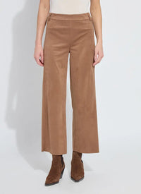 Vionette Suede Wide Leg Trouser Lysse
