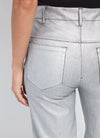 Metallic Coated Wide Leg Denim Lysse