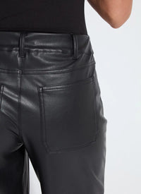 Azra Wide Leg Vegan Leather Pant Lysse