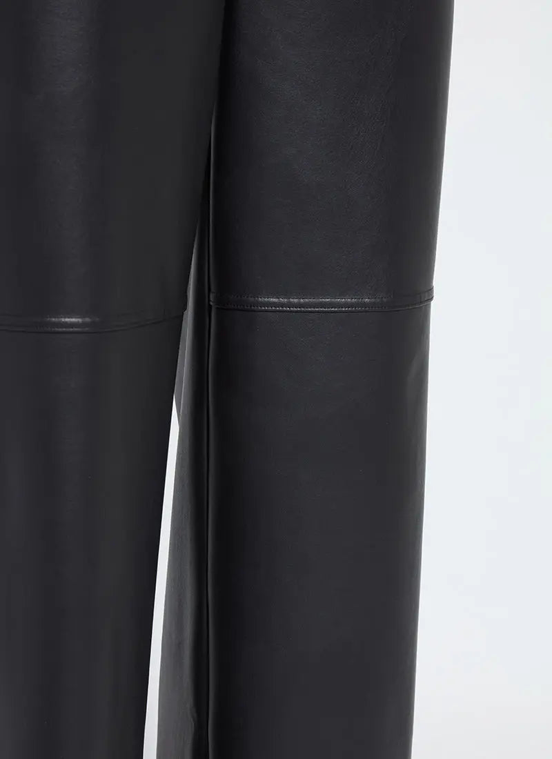 Azra Wide Leg Vegan Leather Pant Lysse