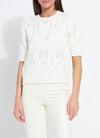 Hadley Embellished Cable Sweater Lysse