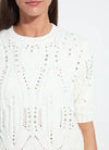 Hadley Embellished Cable Sweater Lysse