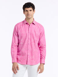 Hudson Pink Paisley Sport Shirt