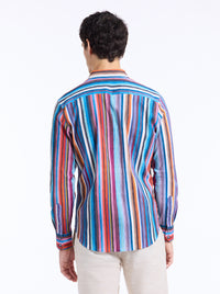 Pomsford Seersucker Sport Shirt