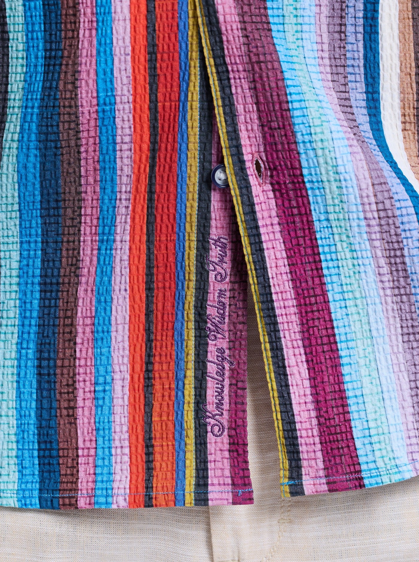 Pomsford Seersucker Sport Shirt