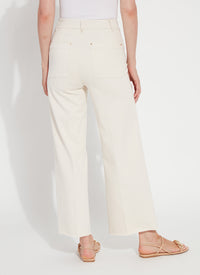 Erin Wide Leg Denim - Cream