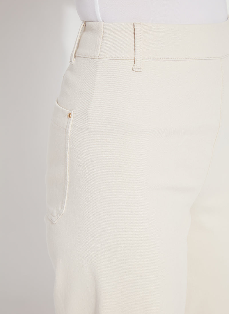 Erin Wide Leg Denim - Cream