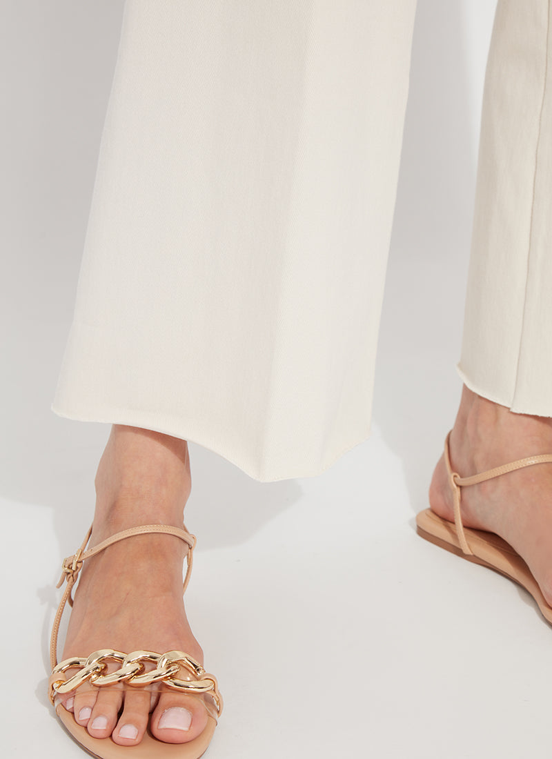 Erin Wide Leg Denim - Cream