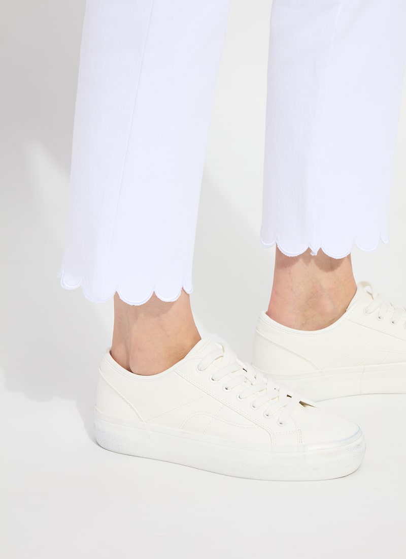 Sage Scallop Edge Baby Boot