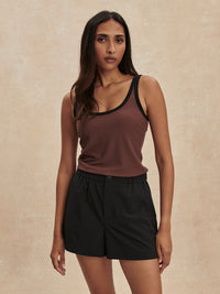 Nila Mid-Rise Short 3.5" - Black