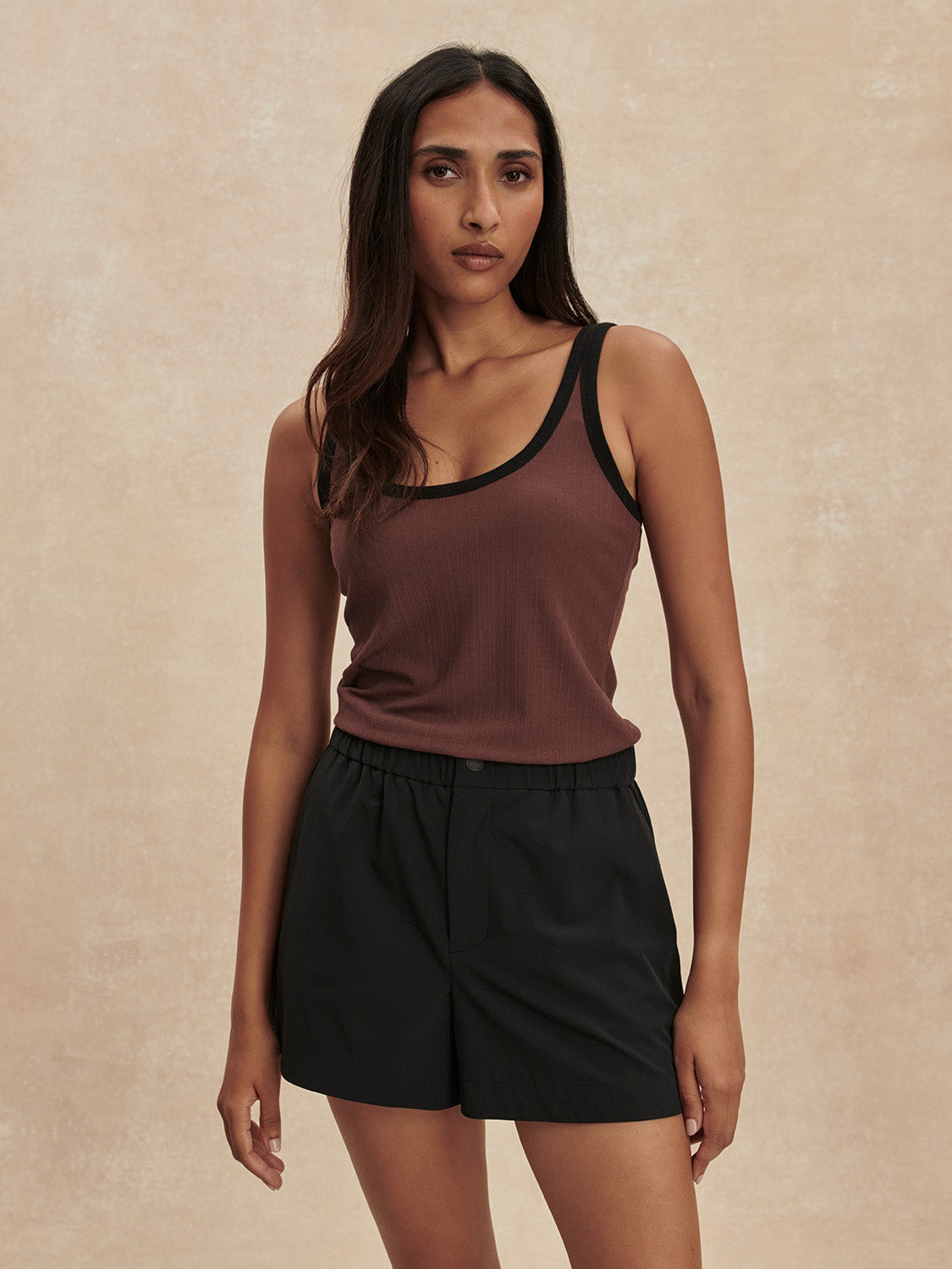 Nila Mid-Rise Short 3.5" - Black