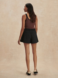 Nila Mid-Rise Short 3.5" - Black