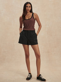 Nila Mid-Rise Short 3.5" - Black